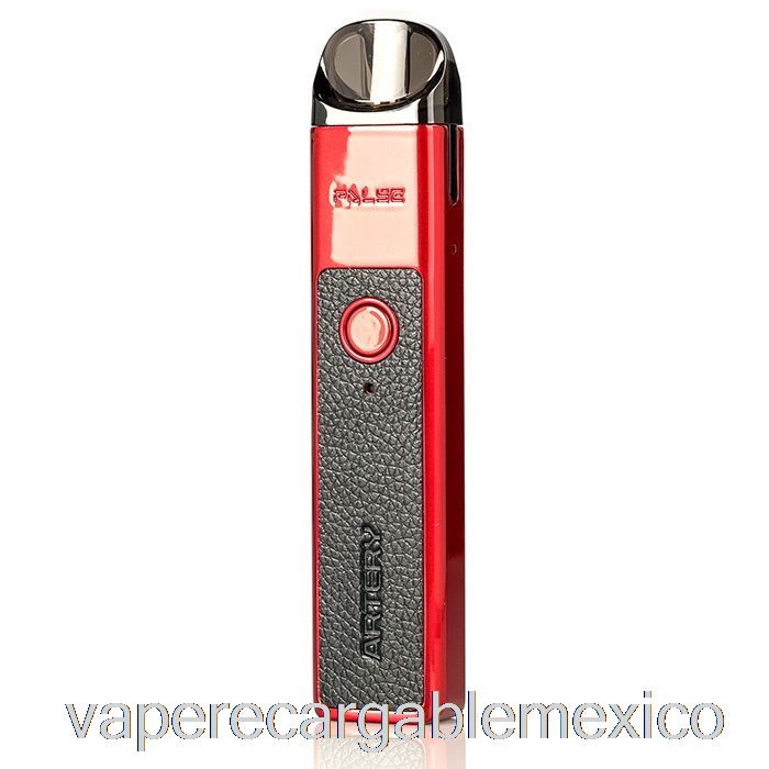 Vape Recargable Arteria Vapor Pal Se 20w Sistema Pod Cuero Rojo Y Negro
